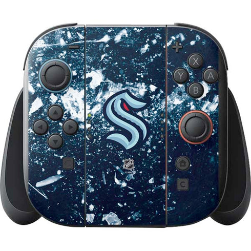 NHL Seattle Kraken Frozen Nintendo Switch 2 (2025) with Joy-Con Skin